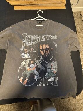 Jermaine Cole Graphic Tee - Faded Black